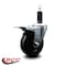 Service Caster 4'' Hard Rubber Swivel 1-1/8'' Expanding Stem Caster Total Lock Brake SCC-EXTTL20S414-HRS-118 - alternate 2
